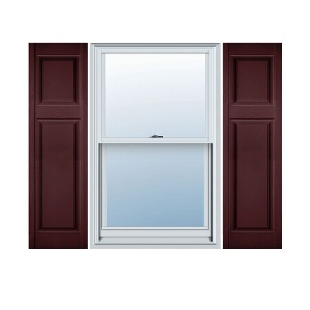 Ekena Millwork Lifetime Vinyl, Custom Offset Panel, Raised Panel Shutters, w/Shutter-Loks, LP3C18X03500BD LP3C18X03500BD